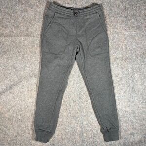 Goodfellow Jogger Sweatpants Elastic Waist Drawstring Sz S Heather Gray Athletic